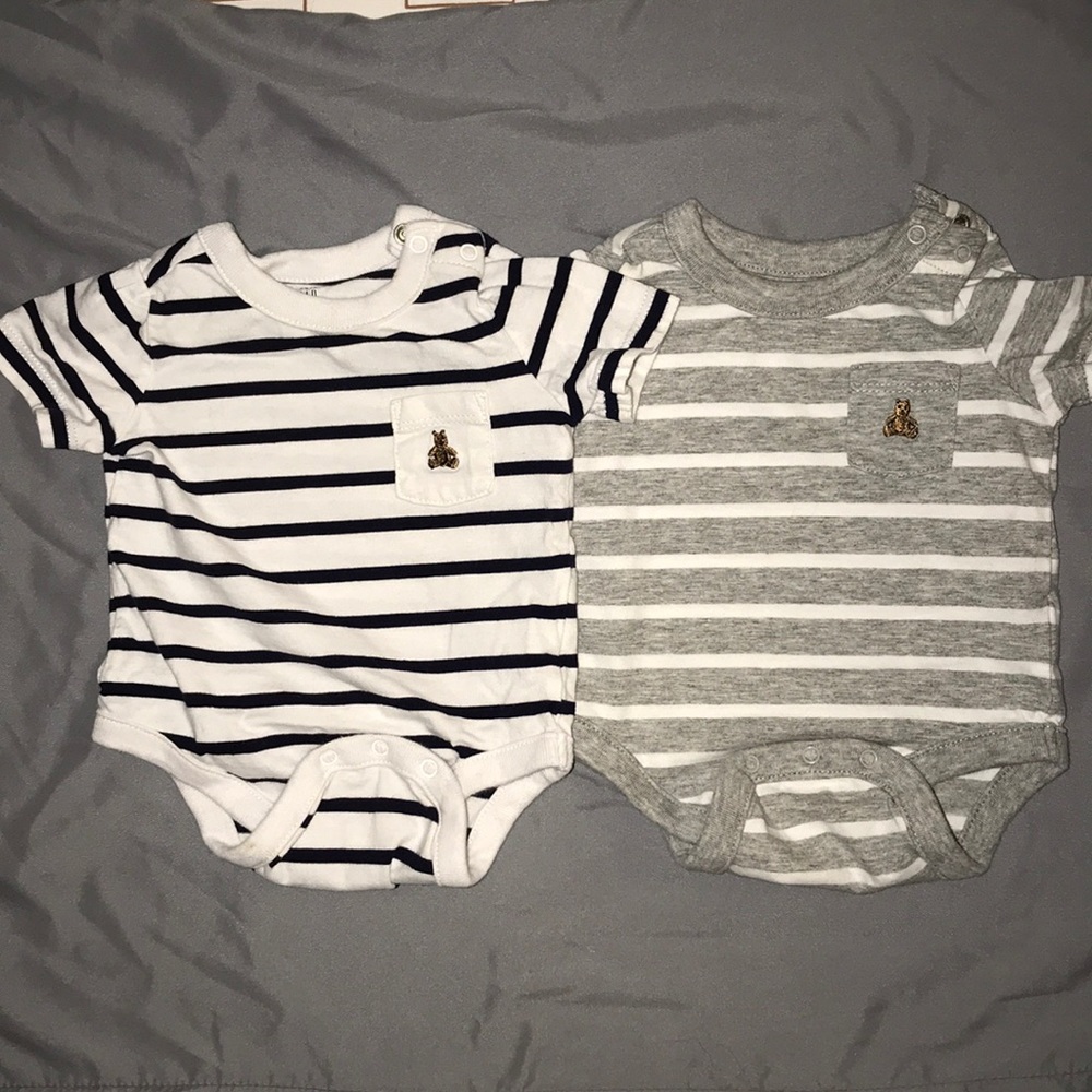 Two Baby Gap onesies